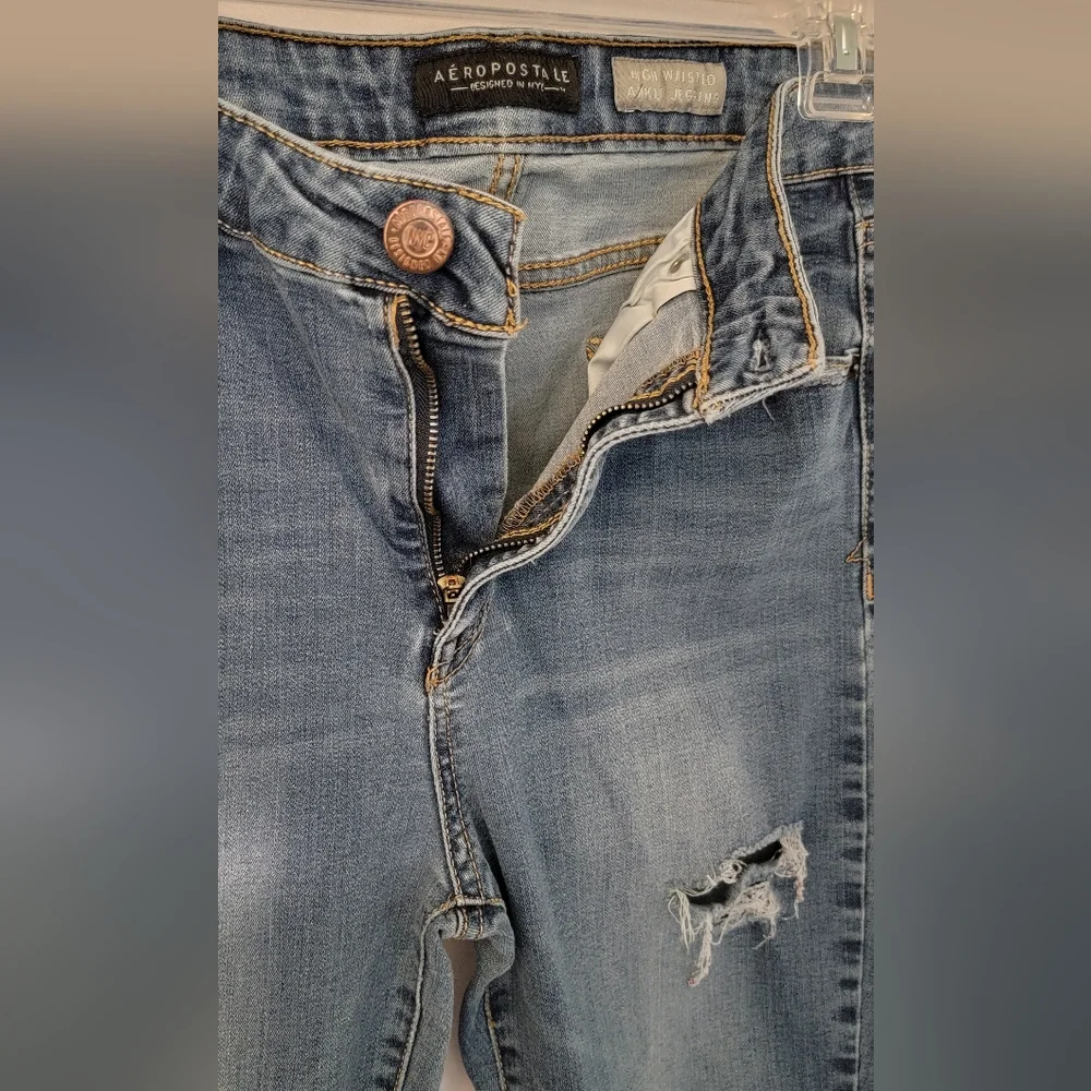 Aeropostale Designed In NYC High Waisted Ankle Jegging Size 12R - Picture 11 of 12